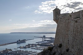 Castillo de Santa Bárbara de Alicante.