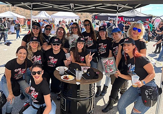 Integrantes del grupo Rider Girl Sureste.