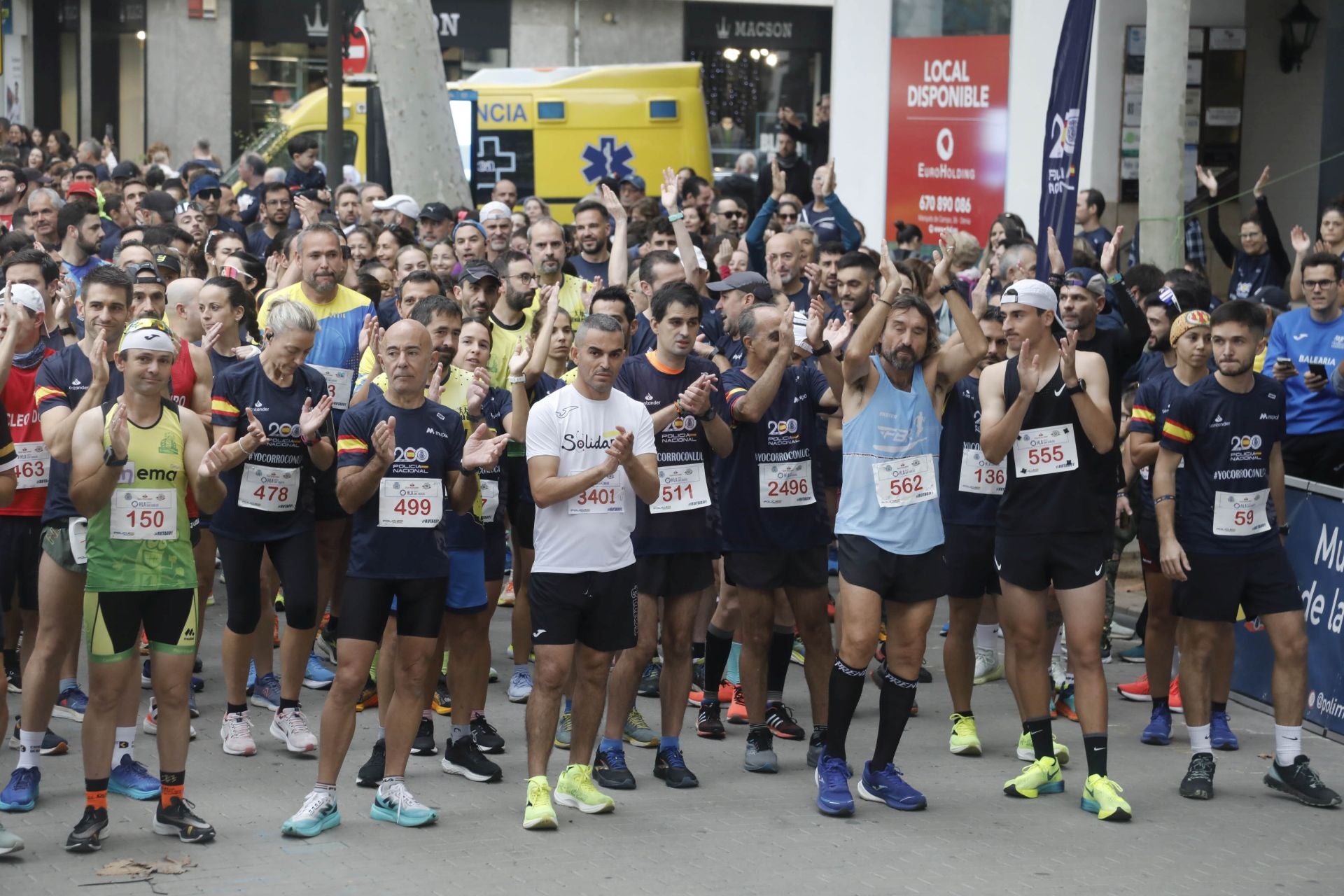 Búscate en la carrera solidaria &#039;Ruta 091&#039; organizada por la Policía Nacional de Dénia