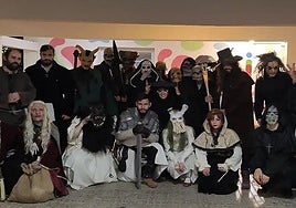 Monstruos del túnel del terror de Pego.