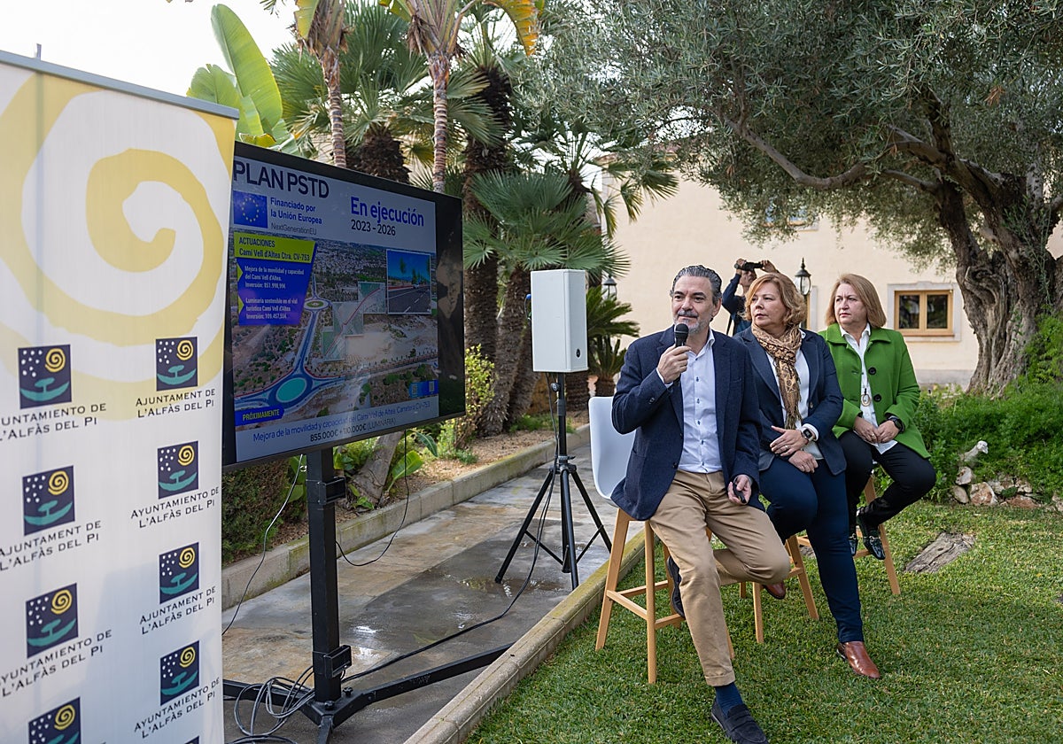 Vicente Arques durante el encuentro navideño con los medios de comunicación