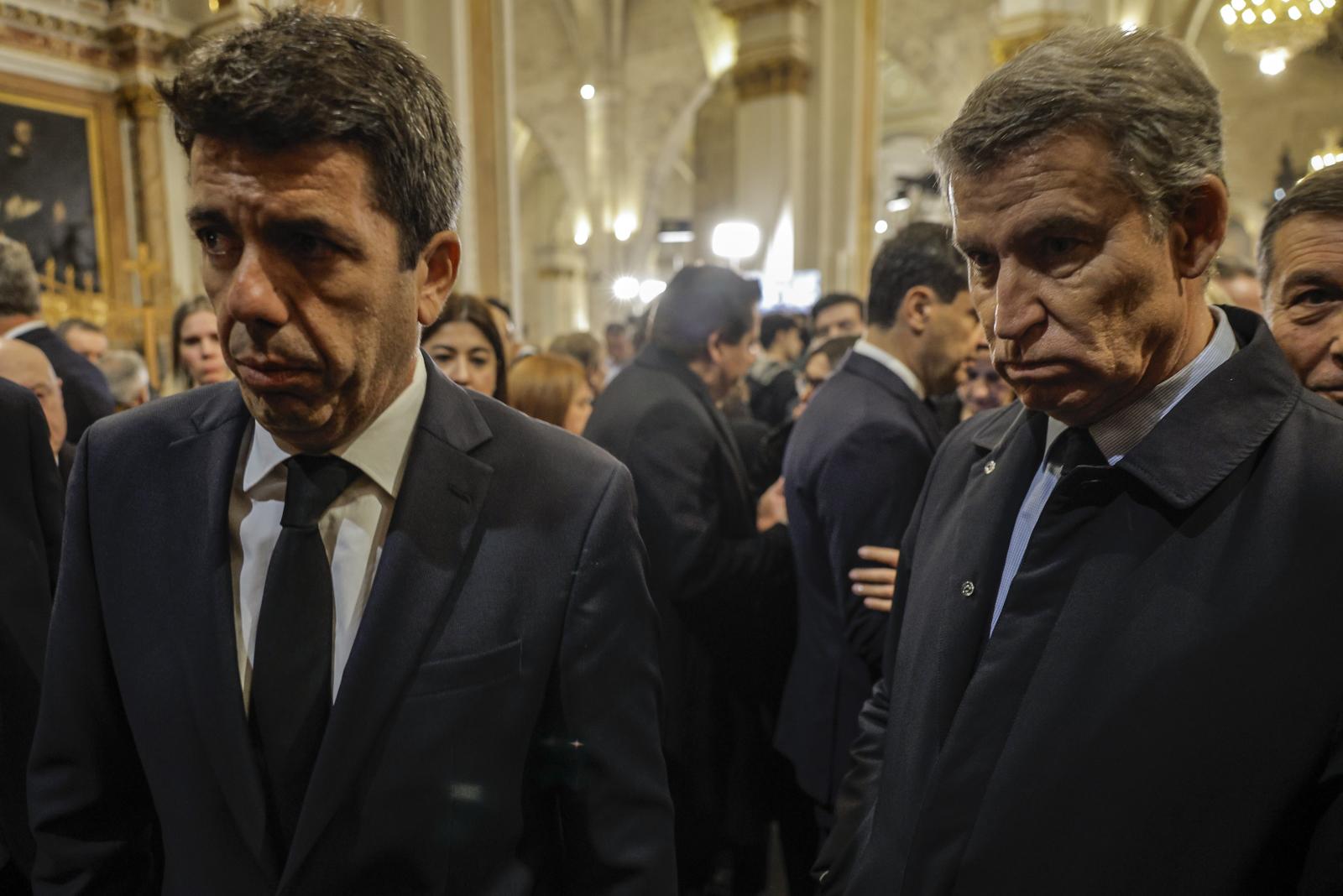 El primer funeral por las víctimas de la DANA pide unión mientras aparca el partidismo