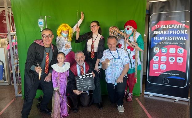 Iniciativa cinéfila en el Hospital General de Alicante.