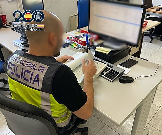 Imagen de archivo de un investigador de la Policía Nacional.
