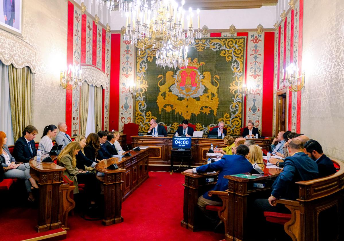 Pleno del Ayuntamiento de Alicante en una imagen de archivo.