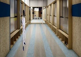 Proyecto de cómo quedarán las salas de esgrima.