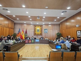 Imagen del pleno donde se ha aprobado la nueva tasa de basuras.