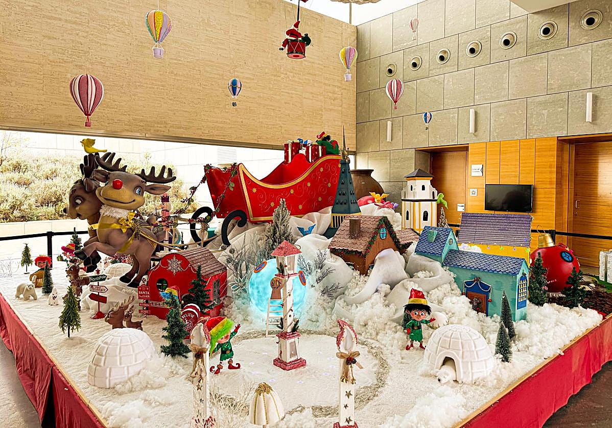 Decoración navideña del Ayuntamiento de San Vicente del Raspeig.