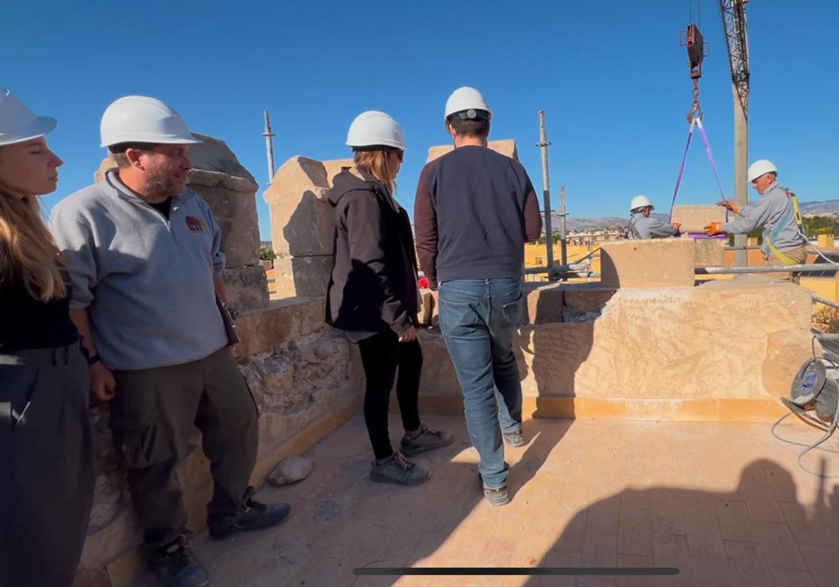 Comienza el traslado piedra a piedra de la Torre Placia a su nueva ubicación