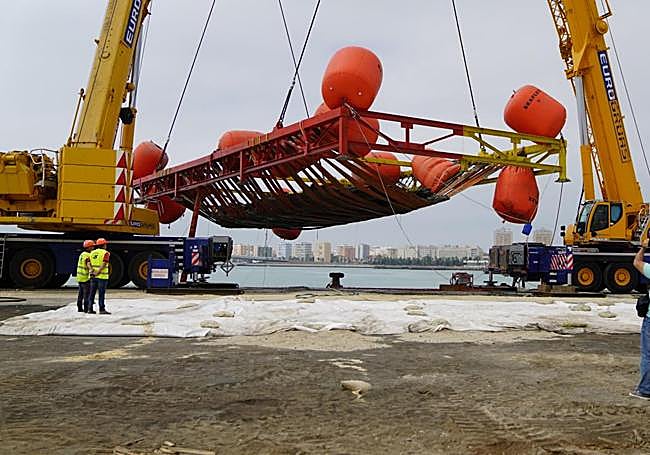 Extracción del Delta 1 en Cádiz.