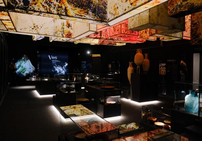 Interior de la tercera sala, Laqant.