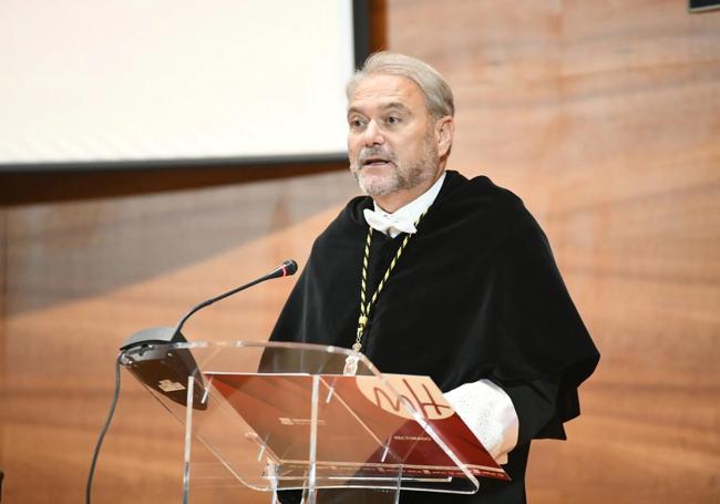 Juan José Ruiz, rector de la UMH.