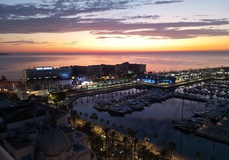 Alicante amanece con el regreso del frío.