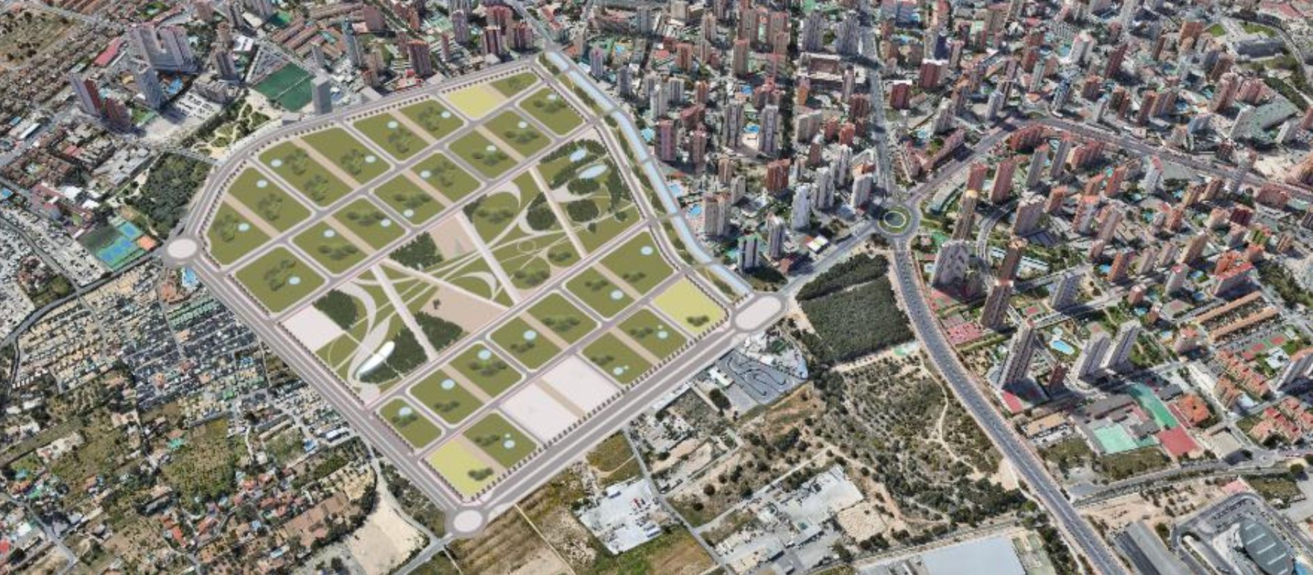 Imagen secundaria 1 - Imágenes del proyecto con recreaciones virtuales de Ensanche Levante.