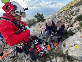 Imágenes del rescate en Xábia.