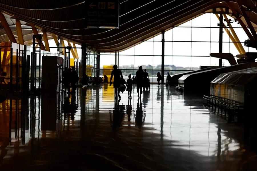 El aeropuerto de Barajas en Madrid.