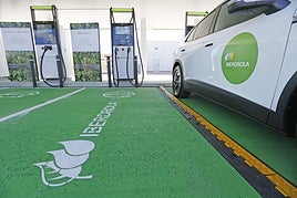 Punto de recarga de Iberdrola.