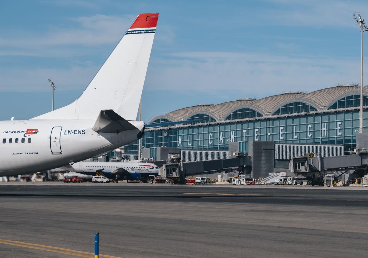 Actual terminal del aeropuerto de Alicante-Elche.