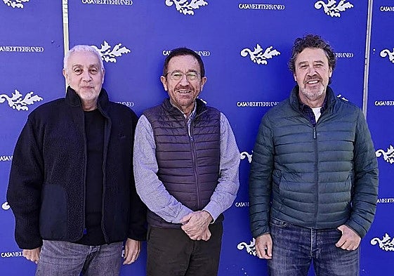 Michel Messina, Andrés Perelló y José Carlos Domínguez.