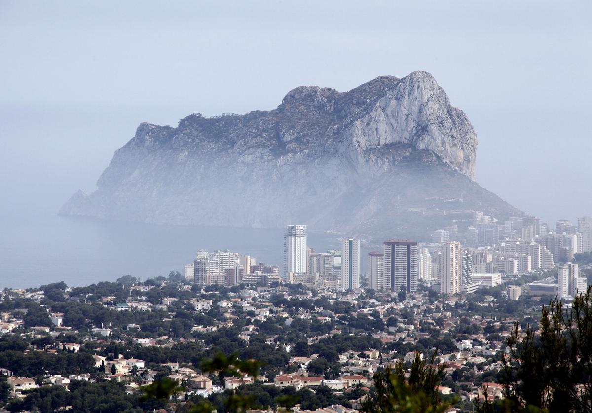 Vista panorámica del municipio de Calp.