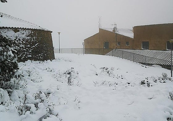 Nieve acumulada en La Carrasqueta.