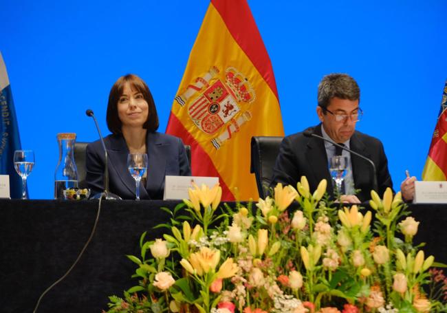 Morant y Mazón este viernes en la Universidad de Alicante.