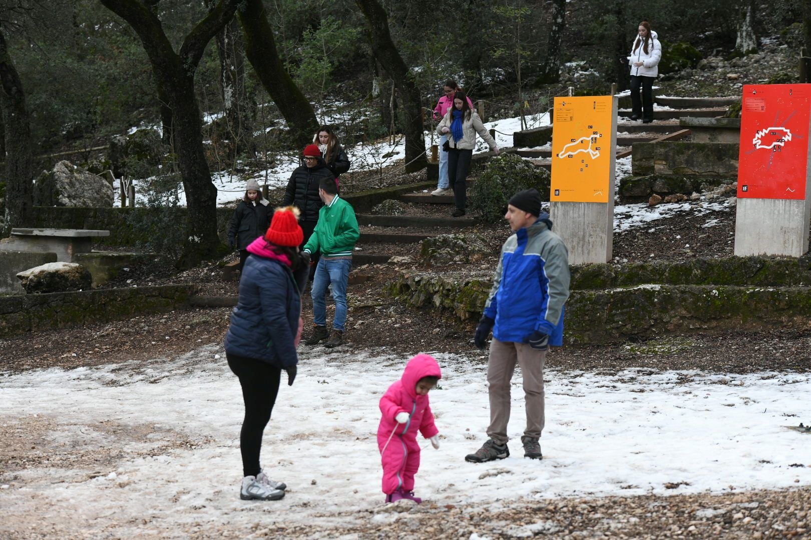 Los alicantinos disfrutan de un día en la nieve