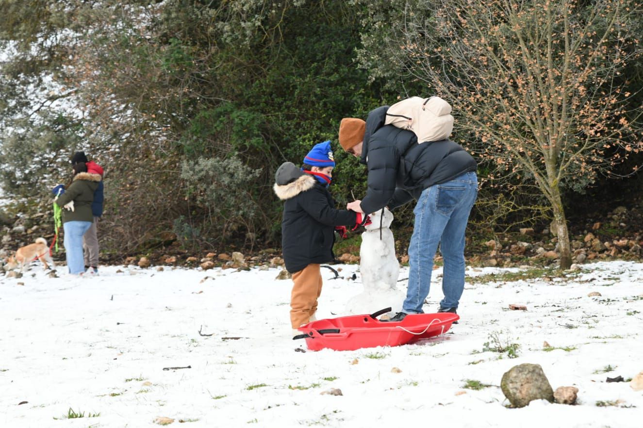 Las mejores imágenes que deja la nieve en la provincia