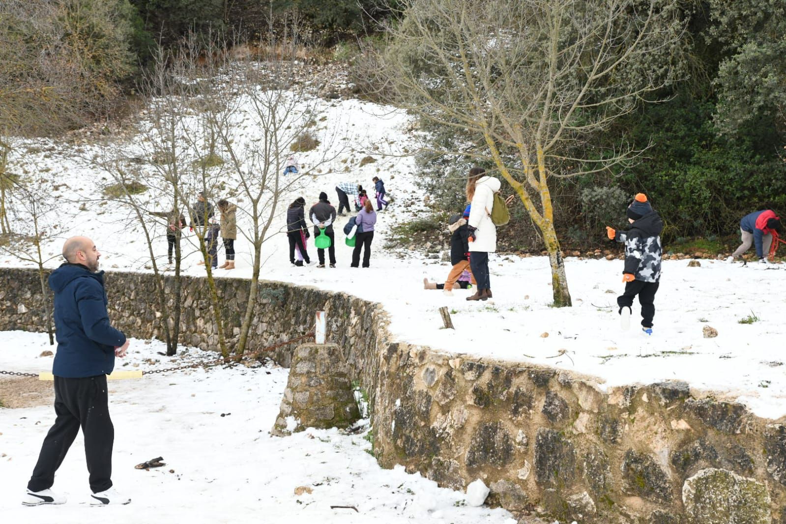 Las mejores imágenes que deja la nieve en la provincia