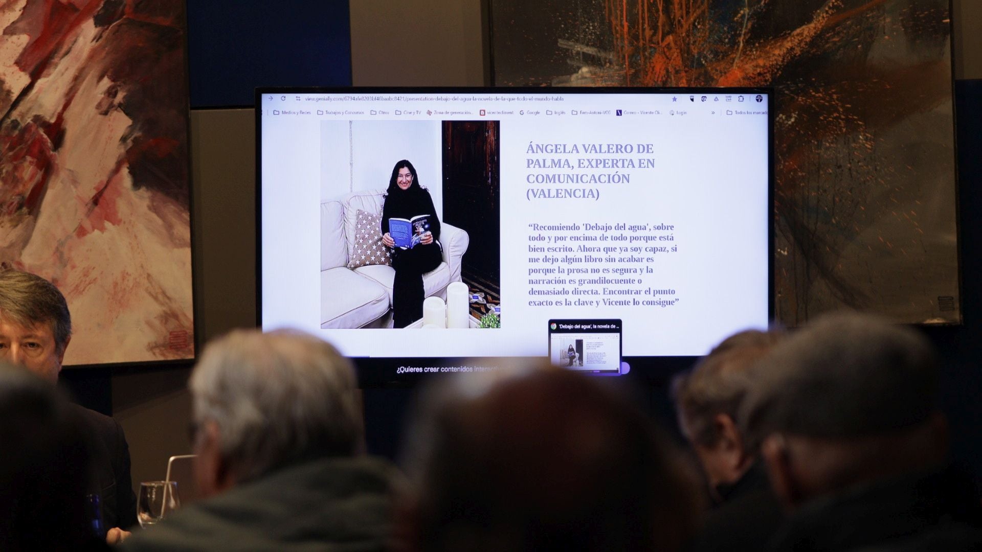 Vicente Climent presenta &#039;Debajo del agua&#039; en Alicante