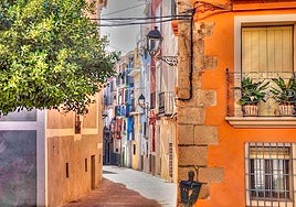 Imagen de una calle del casco antiguo de La Vila Joiosa