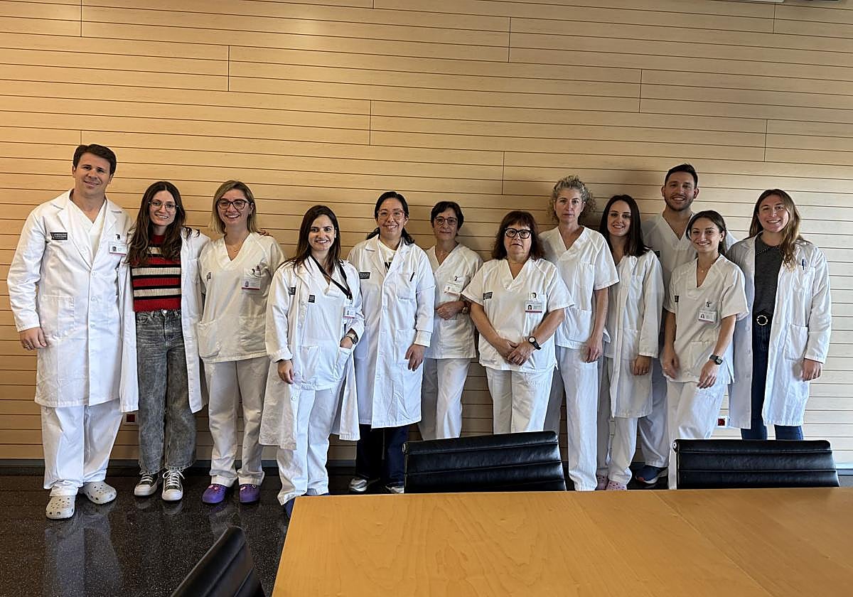Integrantes de la Unidad de Recuperación Funcional del Hospital de Dénia.