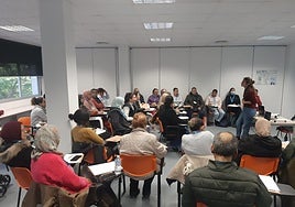 Una de las sesiones.