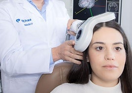Técinca de estimulación cerebral practicada en un Hospital Vithas.