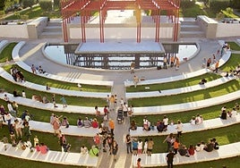 Anfiteatro del Aulario 2 de la Universidad de Alicante.