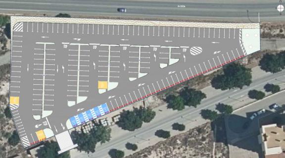 Así será el nuevo parking de las playas de La Vila.