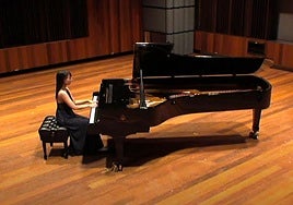 La pianista Rae Pung.