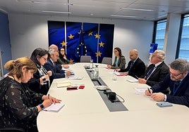 Reunión del conseller Barrachina en Europa.
