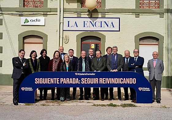 Empresarios de AVE reivindicarn el Corredor en la estación de La Encina.