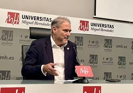 El rector de la UMH, Juan José Ruiz.