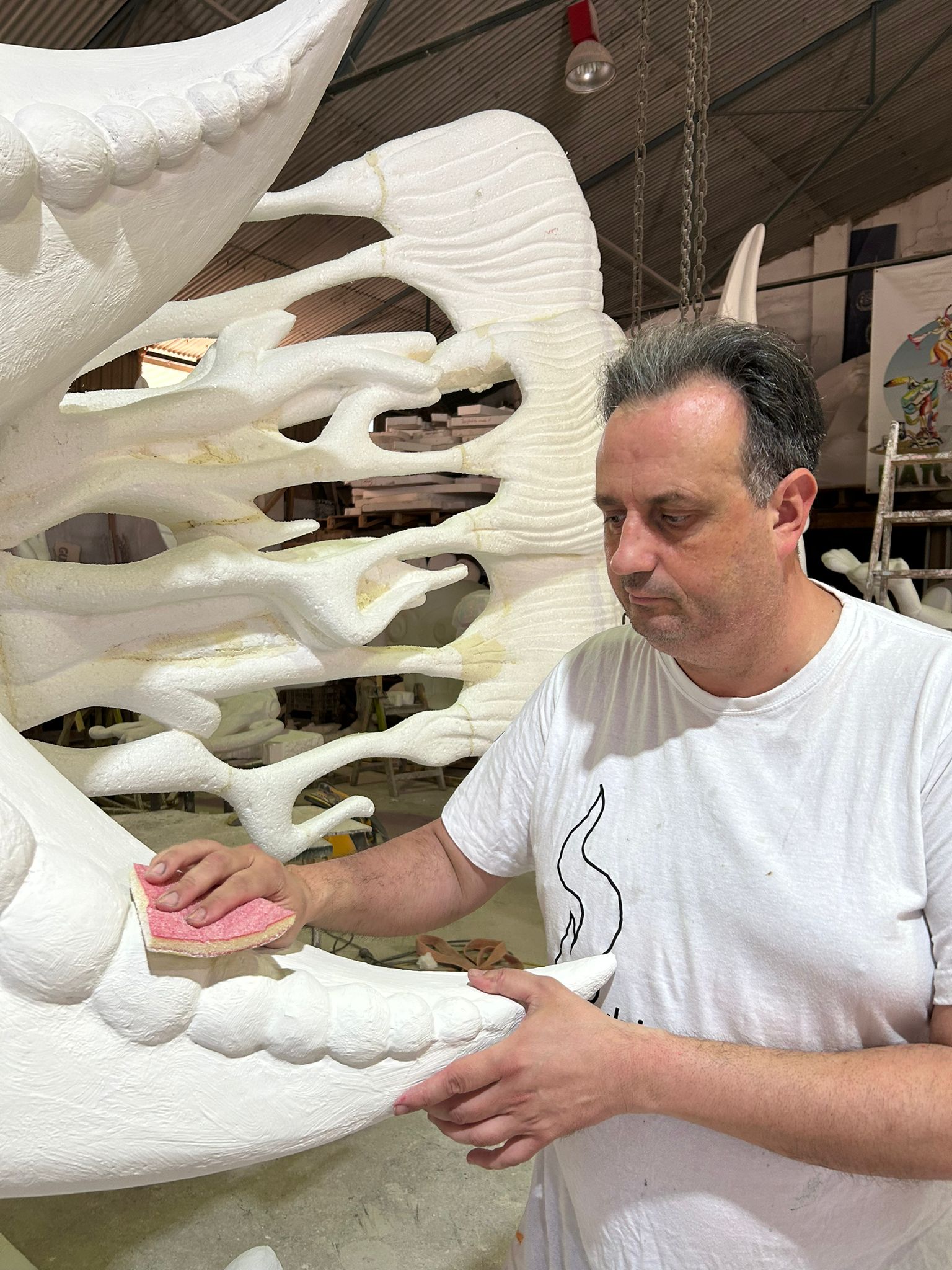 El maestro mayor del Gremio de Artistas de Hogueras, Joaquín Rubio.