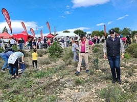 Una de las jornadas de reforestación en Orgegia.
