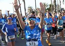 Participantes de la Media Maratón de Alicante.