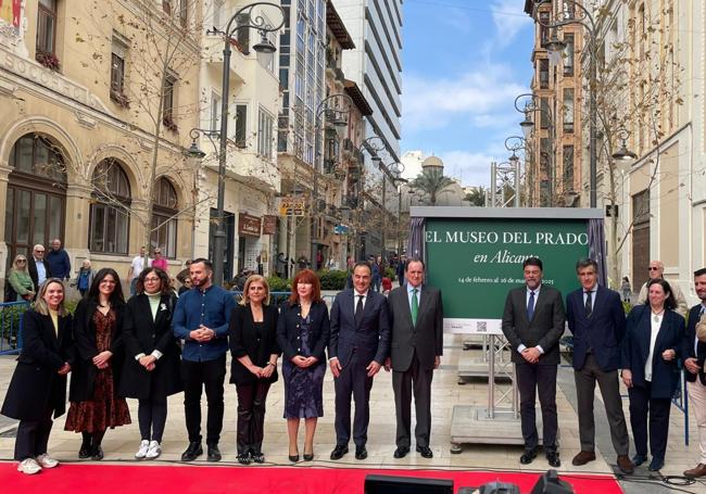 Inauguration of the exhibition 'The Prado in the Streets'.