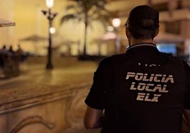 Imagen de archivo de la Policía Local de Elche.