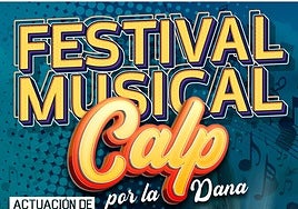 Cartel del Festival Musical Calp.
