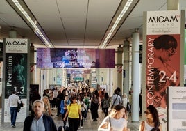 Imagen de una edición de la Micam de Milano.