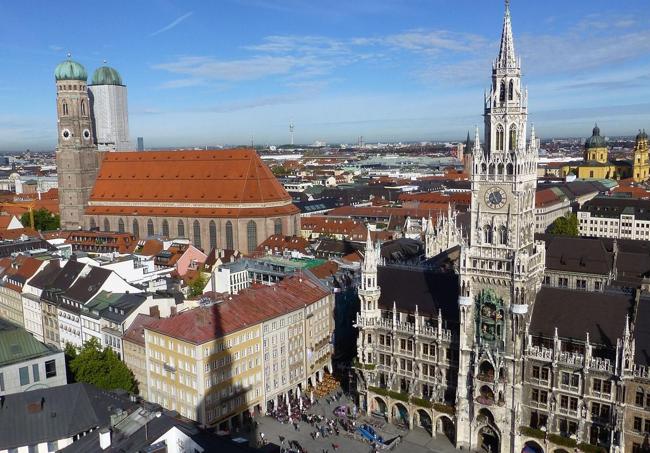 Marientplatz in Munich.