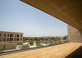 Vistas al campus oeste de la Universidad de Alicante.