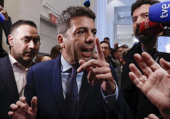 Carlos Mazón, durante la charla en el foro Nueva Economía.